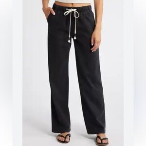 Love tree Linen drawstring pants